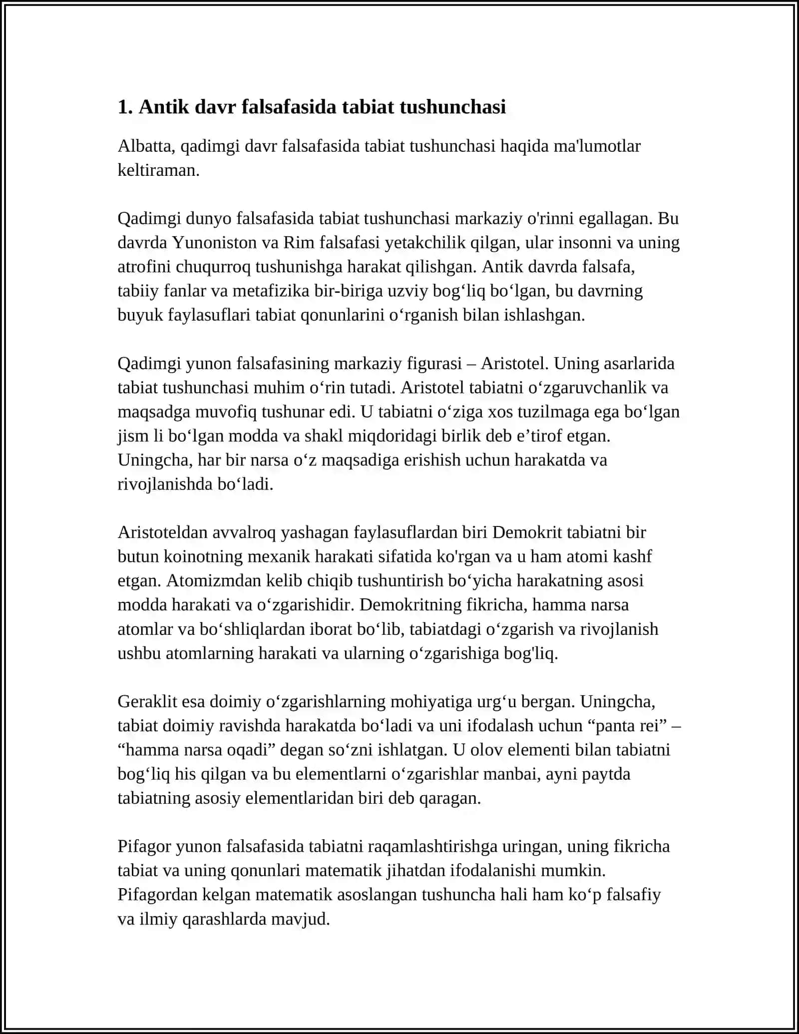 NATURAL SON VA NOL TUSHUNCHASINING VUJUDGA KELISHI TARIXINI OʻRGANISH 4