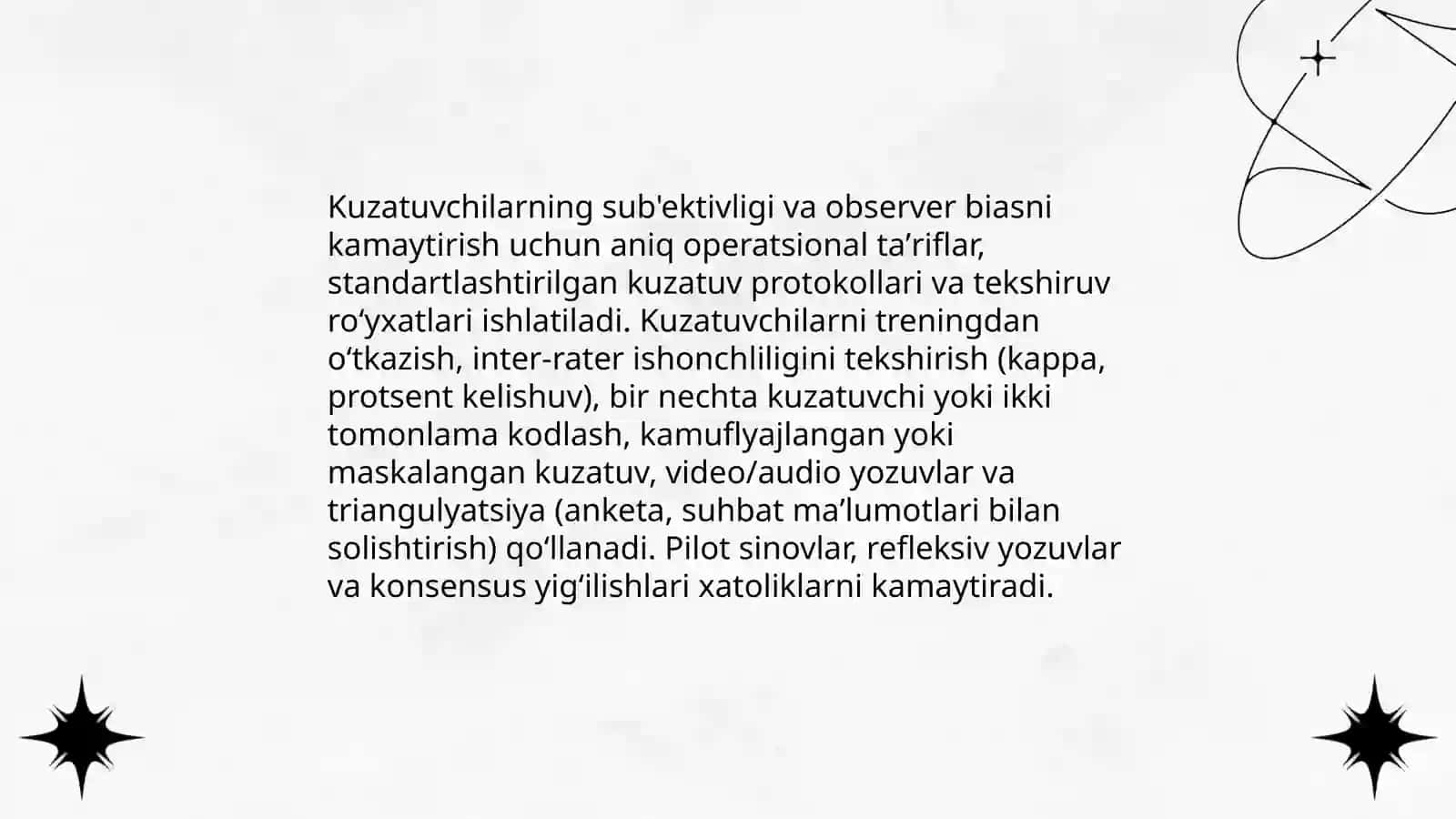 Pedagogik tashxis metodlari tasnifi 4