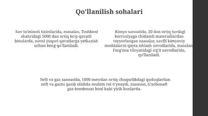 Markazdan qochma nasos tuzilishi 4