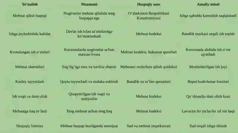 Nogironlarning mehnat qilish huquqi 4