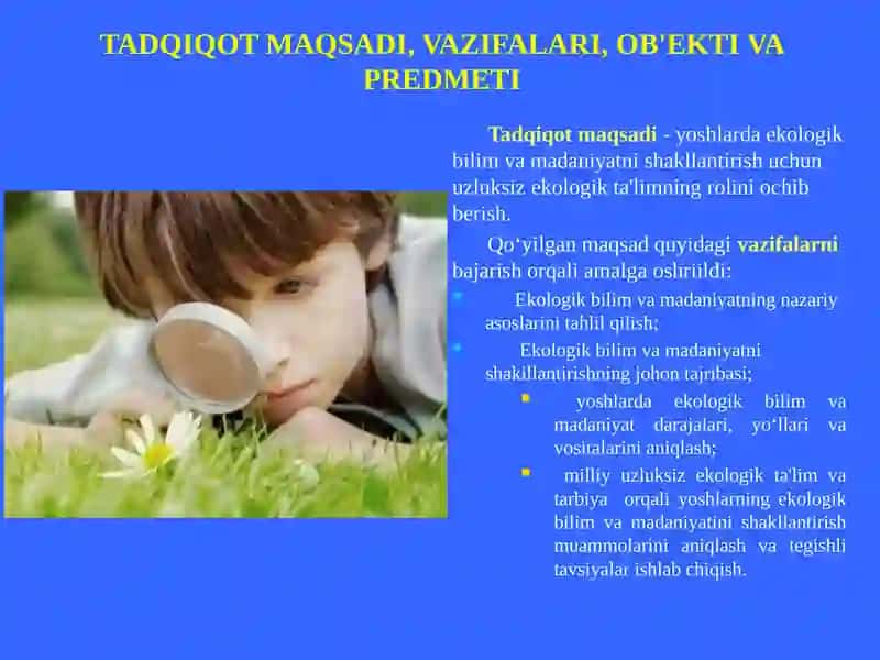 Uzluksiz talimda ekologik talim konsepsiyasi 4