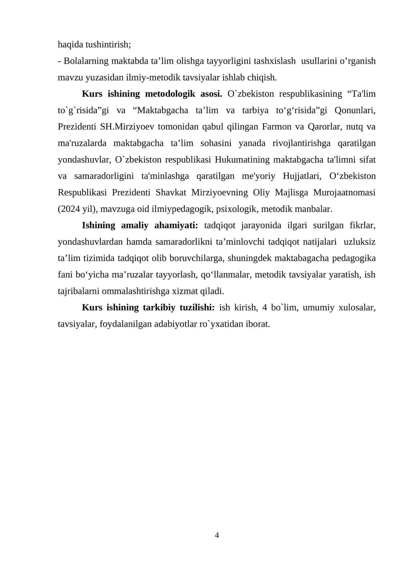 Bolalarning maktabda ta’lim olishga tayyorgarligi tashxislash usullari 4