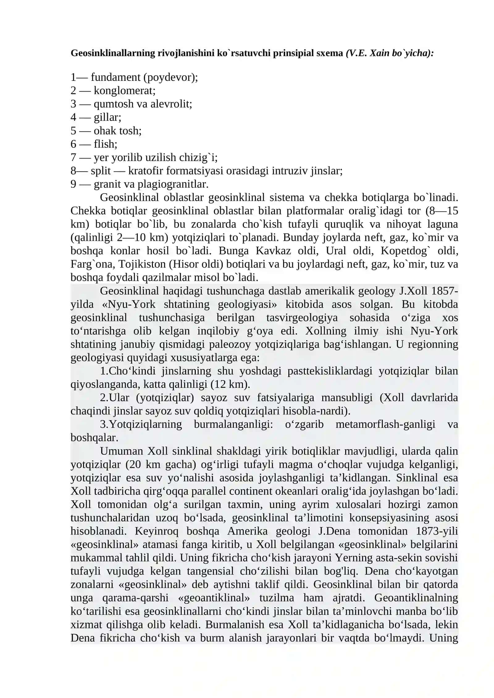 Platformalar, Geosinklinallar, plitalar va qalqonlar 4