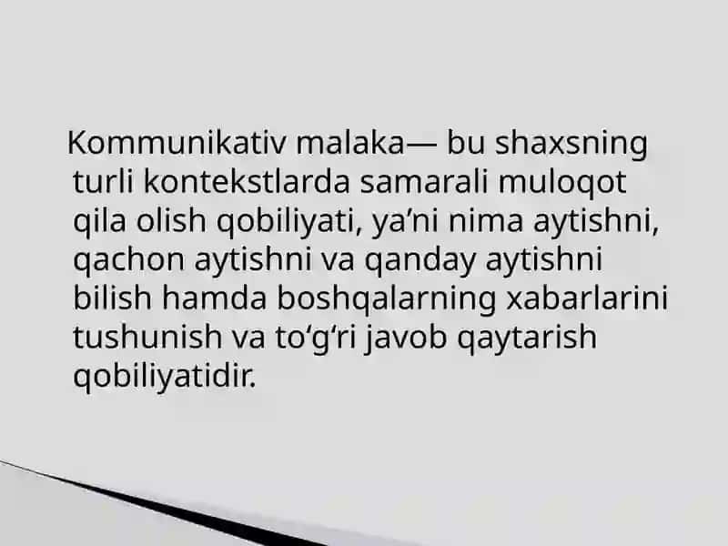 KOMMUNIKATIV MALAKA VA PEDAGOGIK TA’SIR KO’RSATISH 4