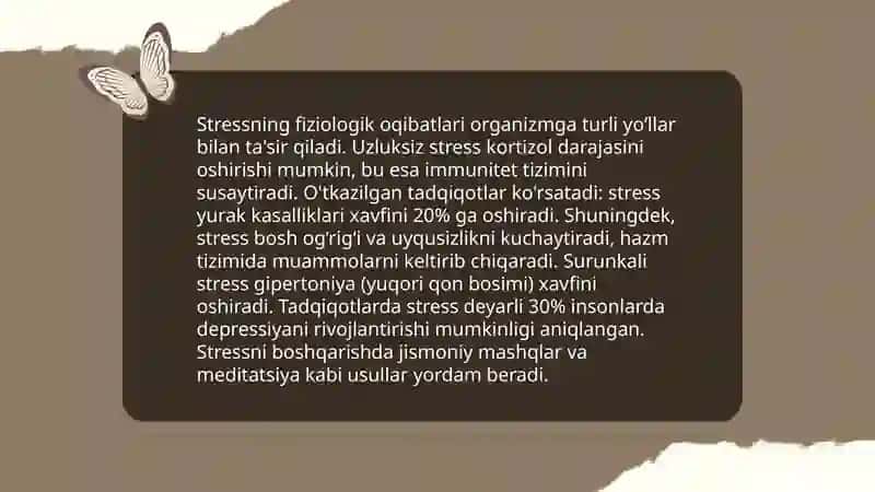 Distress va stress ta'limoti 4