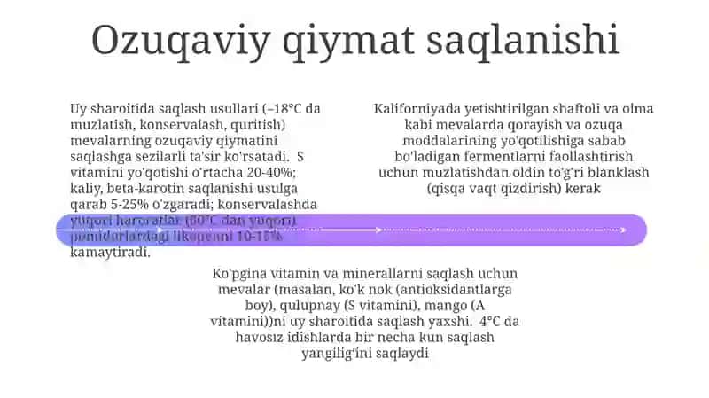 Mevalarni uy sharoitida konservalashning ahamiyati 4