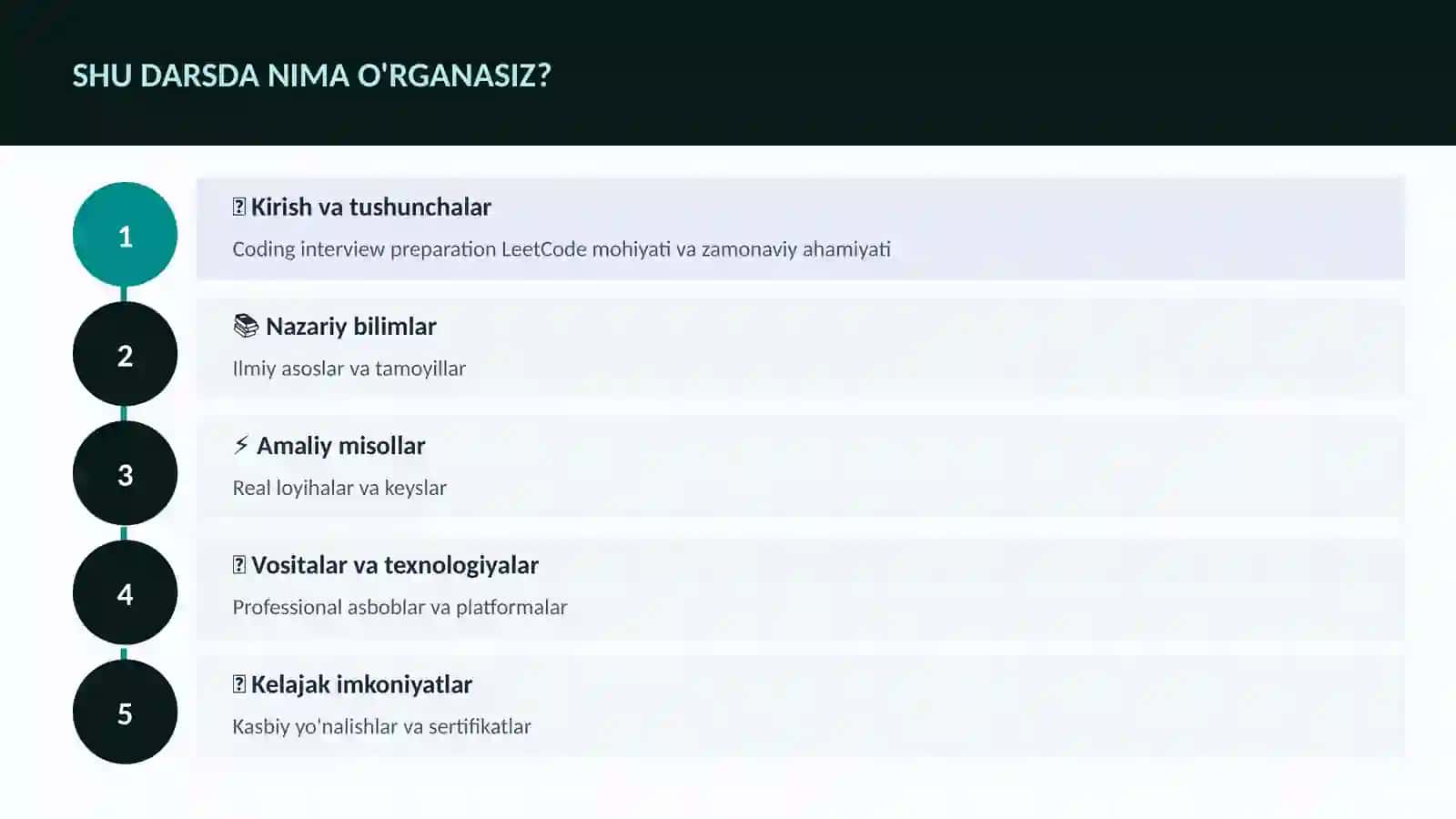 DASTURLASH VA KODLASH 4