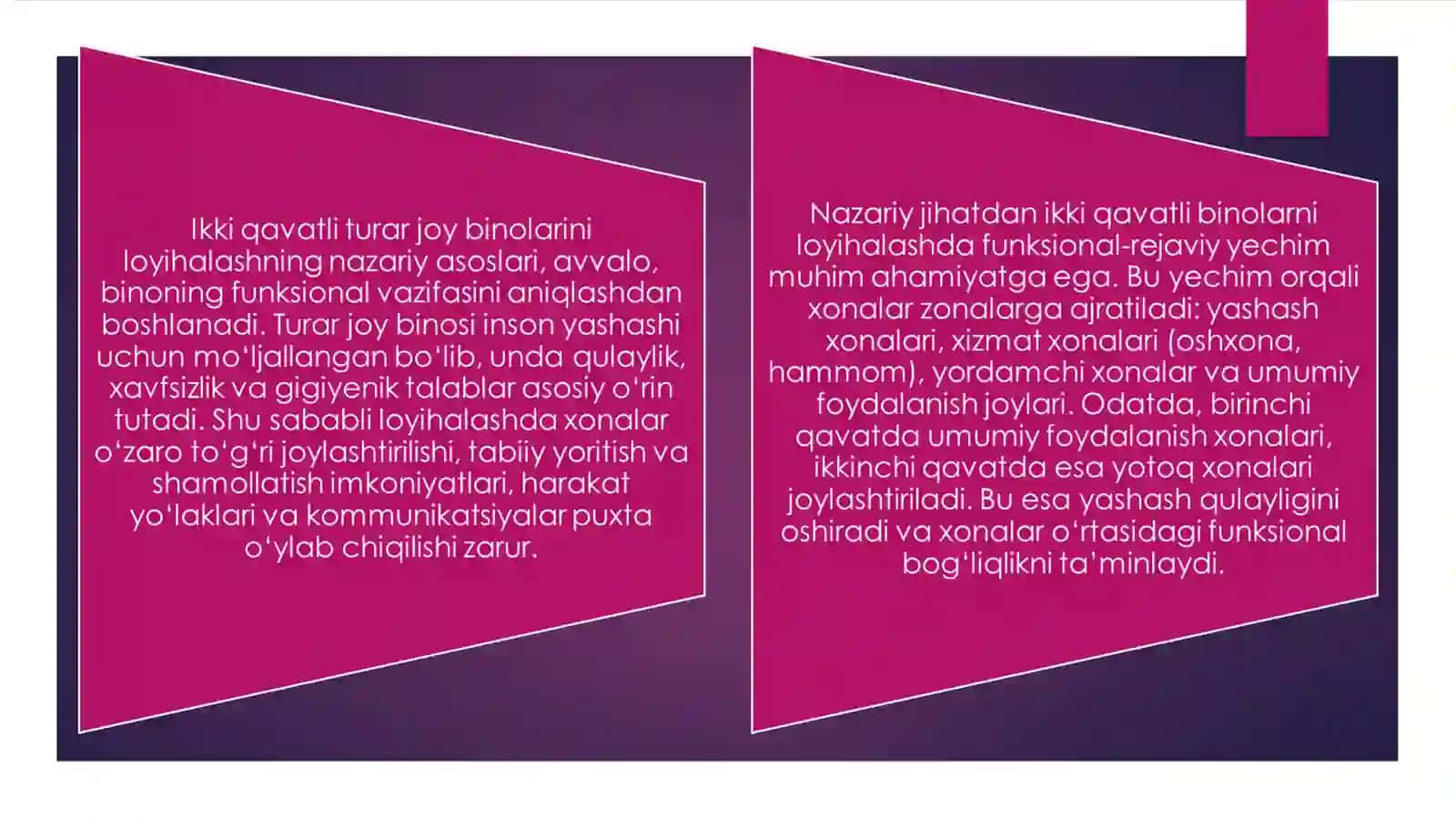 Ikki qavatli turar joy binosi loyihasi 4