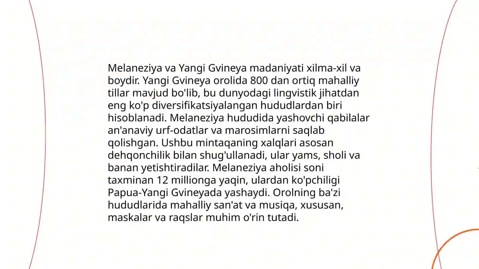 Meloneziya va Yangi Gvineya Xalqlari 4