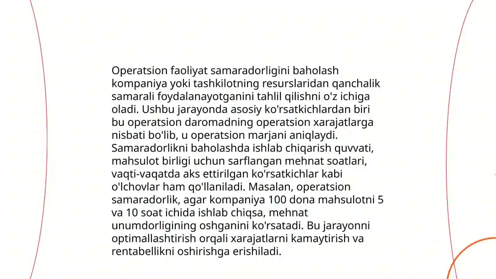 Operatsion faoliyat tahlilining mazmuni va ahamiyatli vazifalari 4
