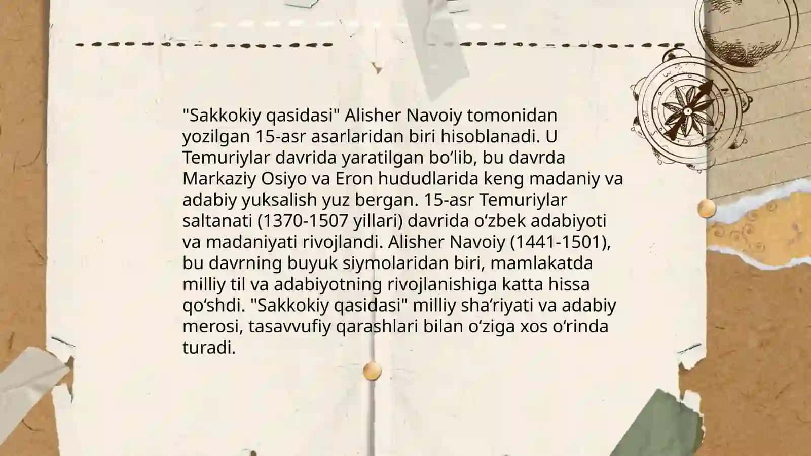 Sakkokiy qasidasi 4