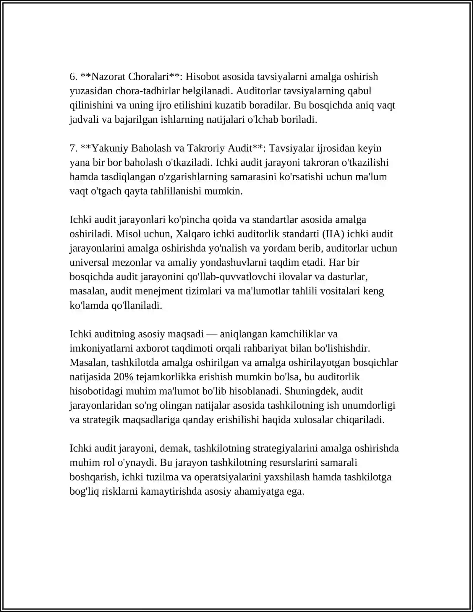 AUDITDA MUHIMLIK DARAJASINI ANIQLASHNING AMALIY JIHATLARI 4