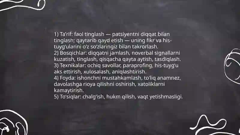 Patsian bilan verbol va noverbol muloqot konikmalari 4