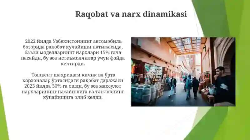 Bozor iqtisodiyotida narx shakllanishining asosiy usullari 4