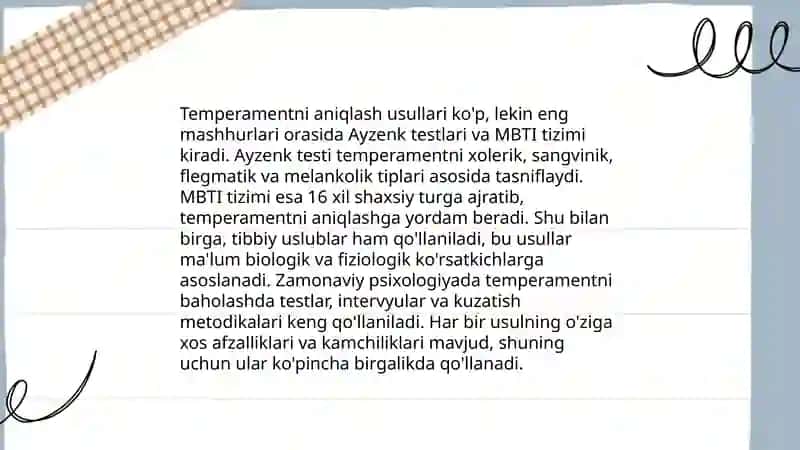Temperament turlari va ularning xarakter xususiyatlari 4