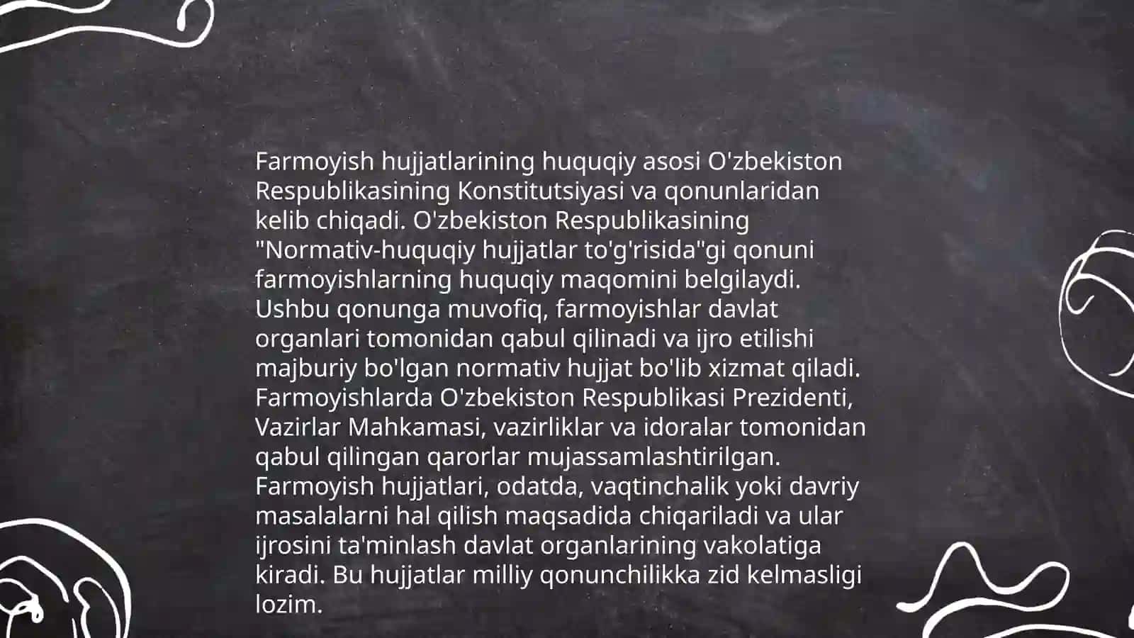 Farmoyish hujjatlari 4