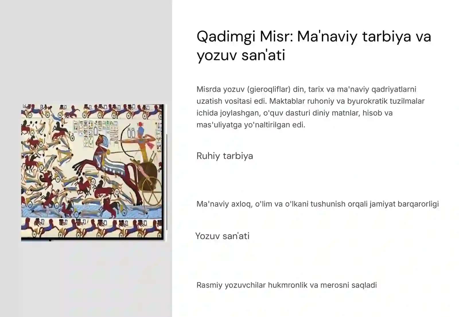 Eng qadimgi yozma manbalarda ta'lim‑tarbiyaga oid fikrlar 4