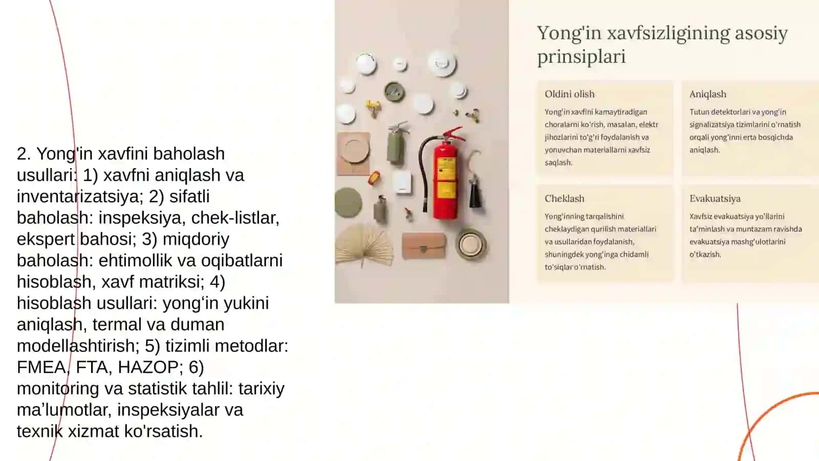 Yongʻin xavfsizligini ta'minlash asoslari va chora tadbirlari 4