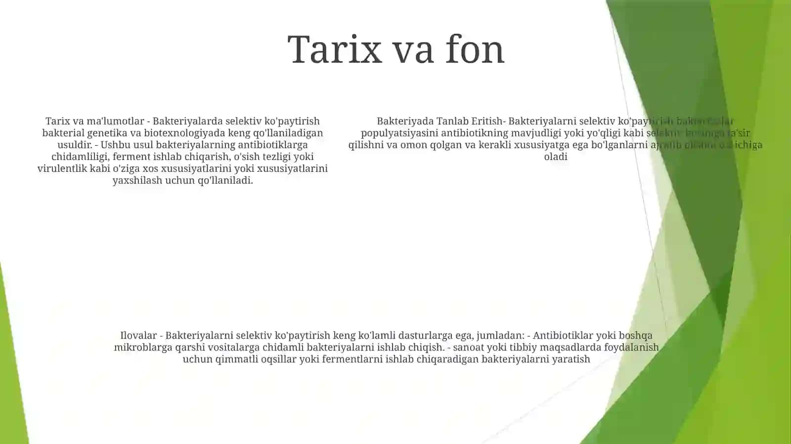 Bakteriyada Tanlab Eritish 4
