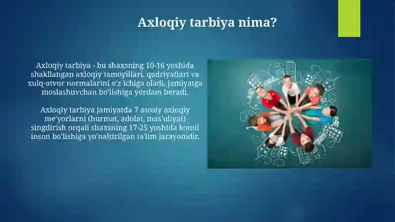 Axloqiy tarbiya va ijtimoiy masuliyatning yoshlar hayotidagi ahamiyati 4