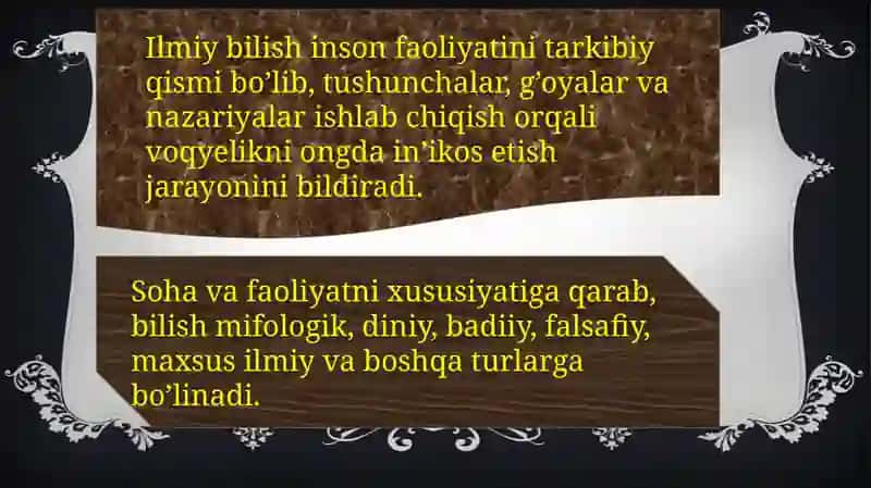 Тadqiqotning nazariy darajasi 4