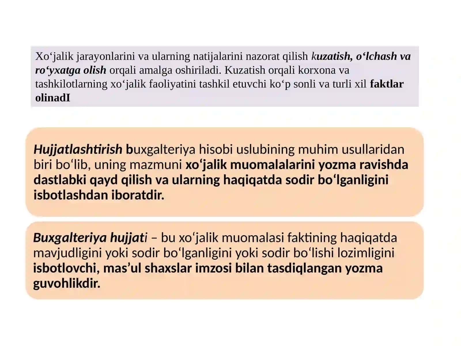 HUJJATLASHTIRISH VA INVENTARIZATSIYA 4