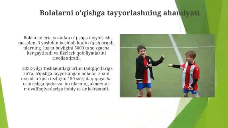 Bolalarni savod oʻrganishga tayyorlash 4