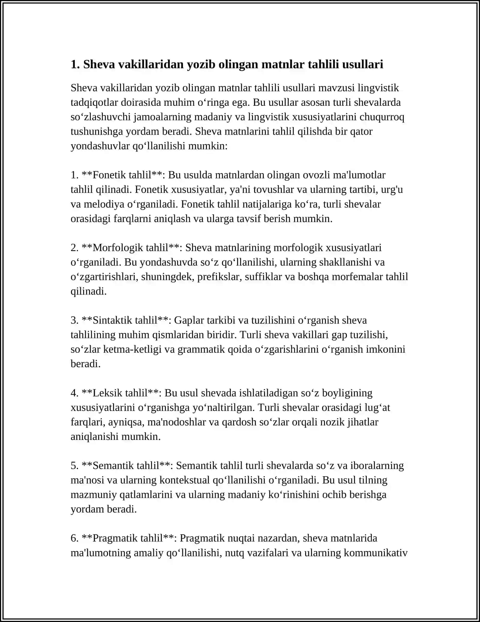SHEVA VAKILLARIDAN YOZIB OLINGAN DISLEKTAL MATNLAR TAHLILI 4