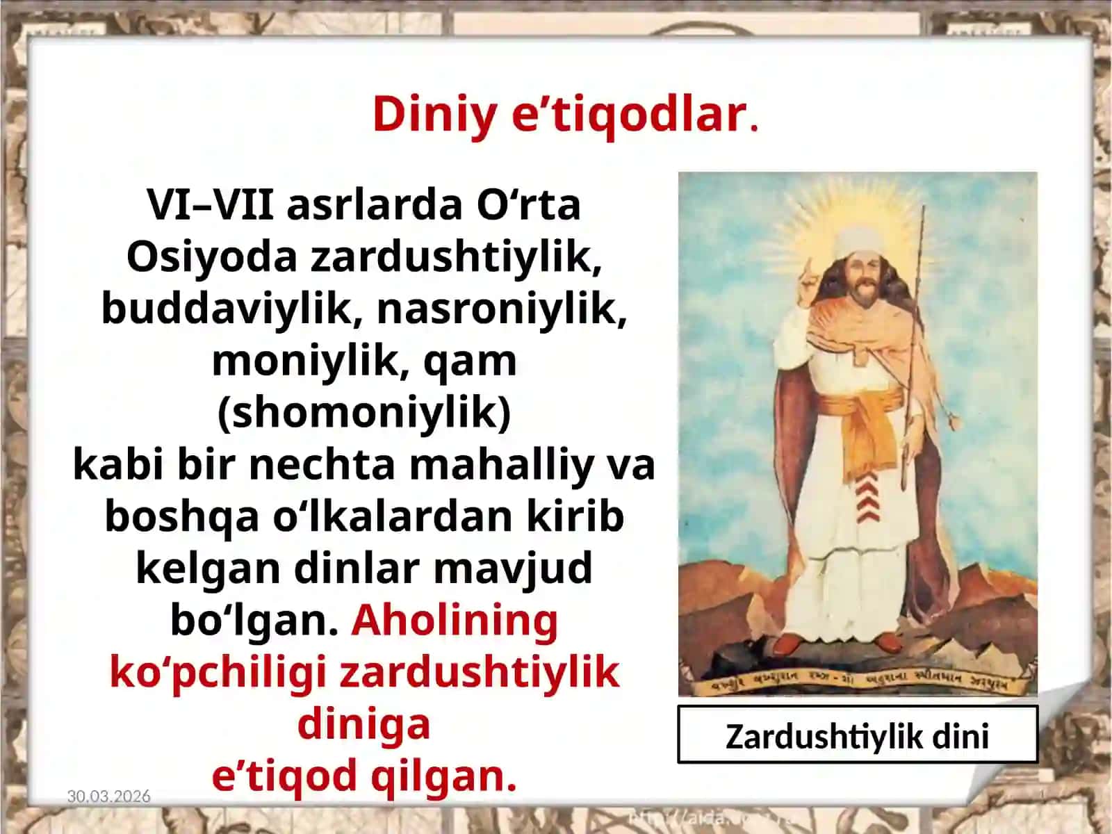 VI - VII asrlarda Turon   xalqlarining madaniy hayoti 4