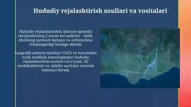 Hududiy rejalashtirish va hududiy rivojlanish 4