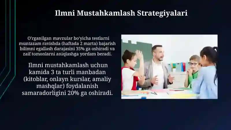 Mustaqil ta'lim uchun shaxsiy reja tuzish 4