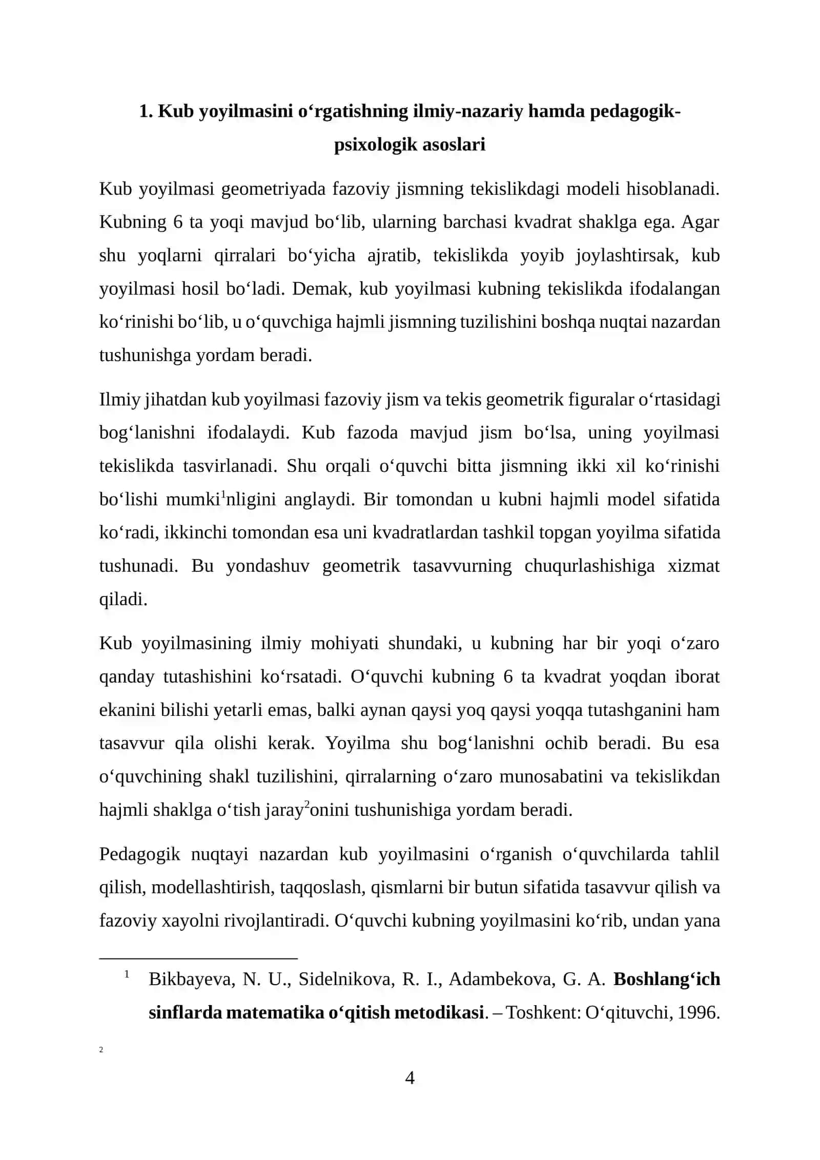 Kub Yoyilmasini O‘rgatish Metodikasi 4