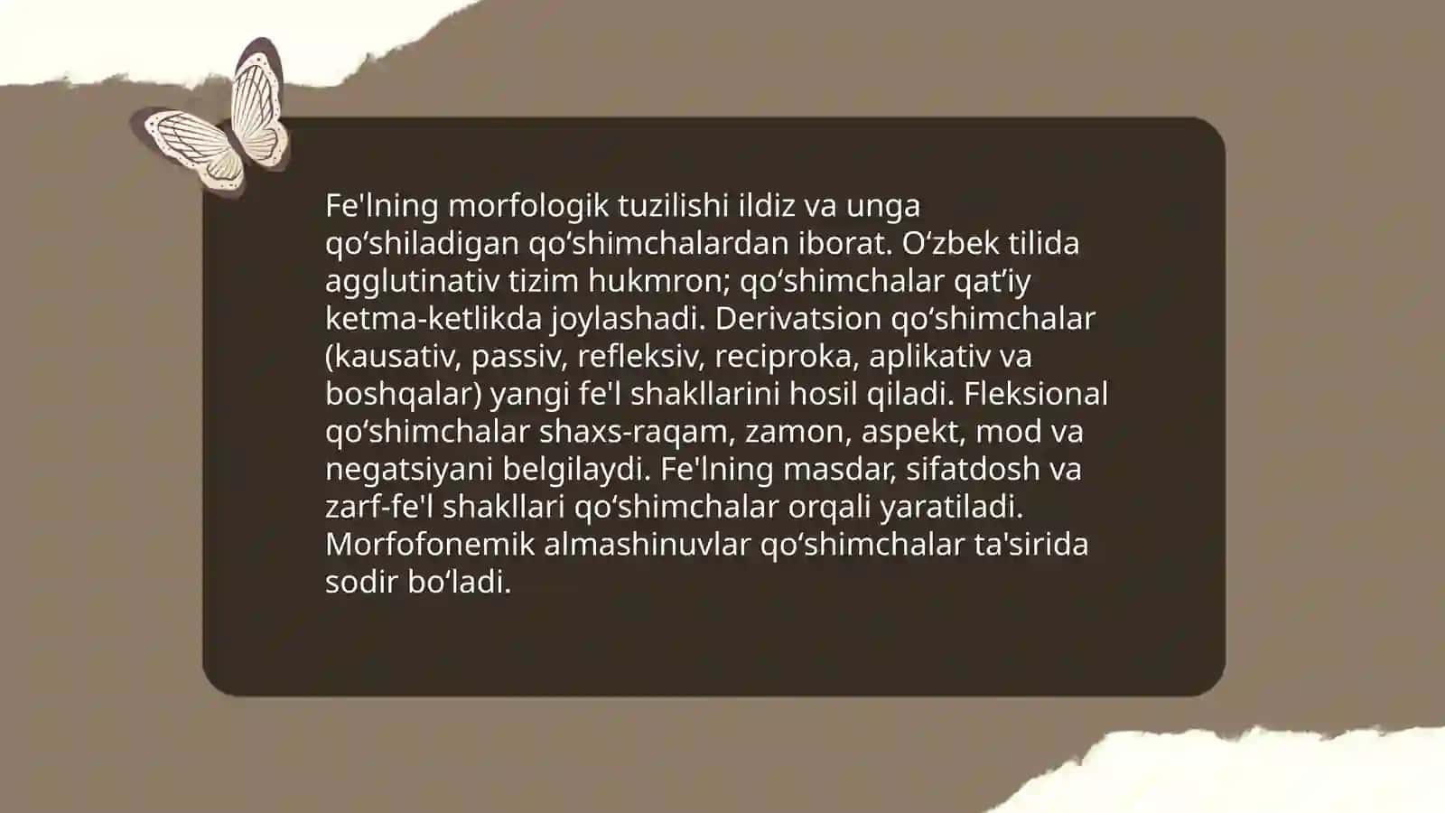 Fellarning leksik grammatik xususiyatlari 4