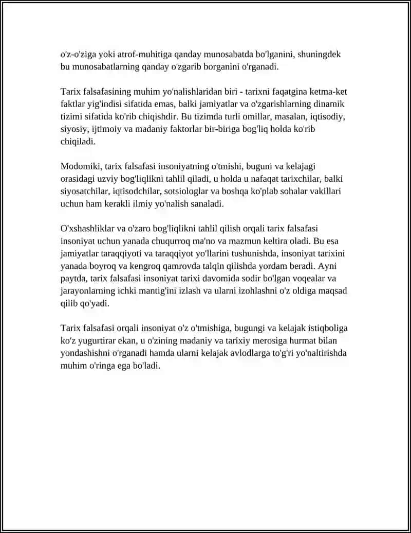 TARIX FALSAFASI 4