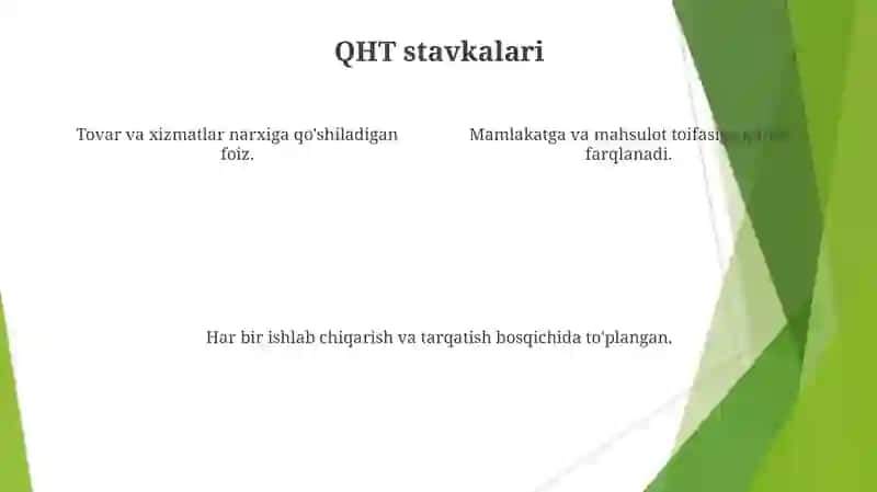 Qo’shimcha qiymat soliqi 4