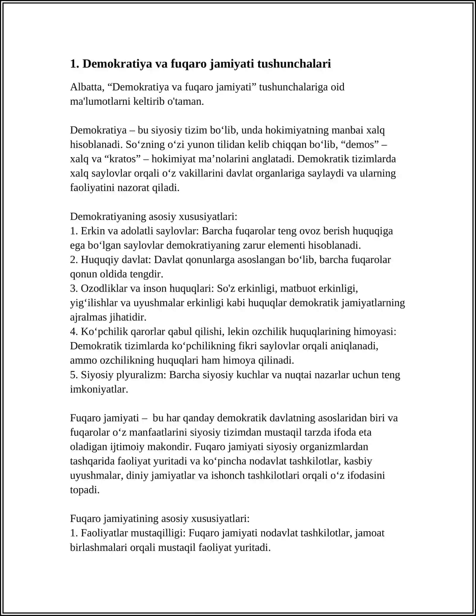 DEMOKRATIK FUQAROLIK JAMIYATI ASOSLARINING SHAKLLANISHI,AMALGA OSHIRILGAN SIYOSIY ISLOHOTLAR 4