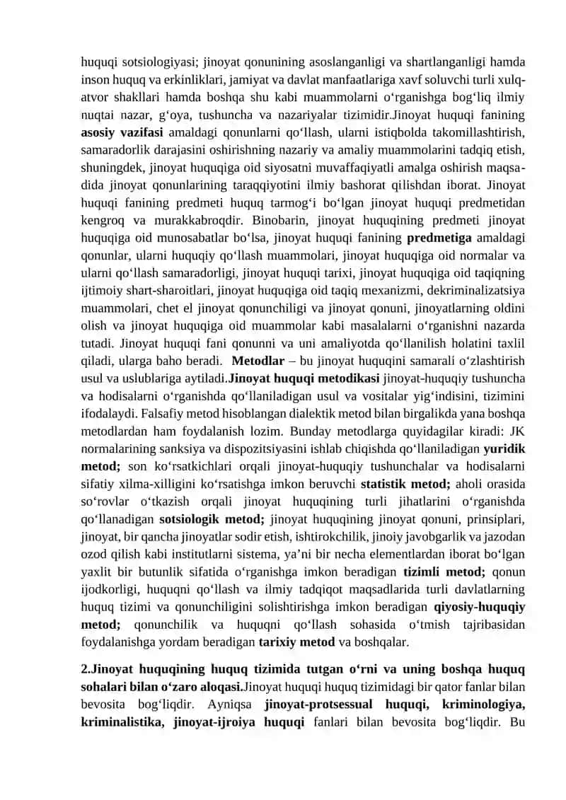 JINOYaT HUQUQI (UMUMIY QISM) 4