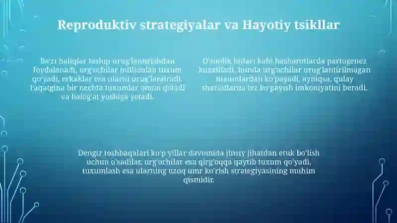 Hayvonot olamining yashash tarzi haqidagi bilimlarni bilib olish va tahlil qilish 4