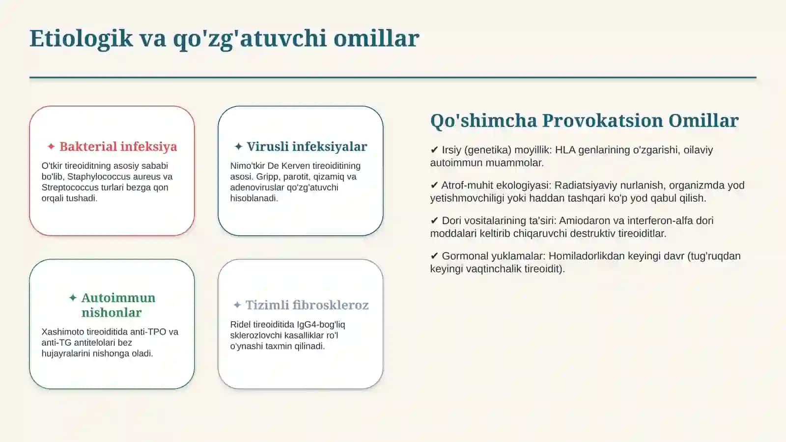 Tireoiditlar — 15 slaydli tibbiy taqdimot 4
