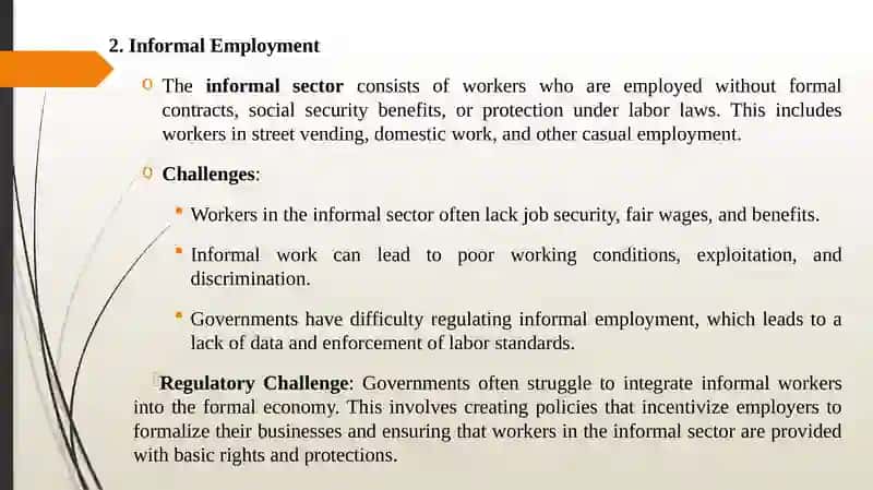 REGULATION OF THE LABOR MARKET AND EMPLOYMENT 4