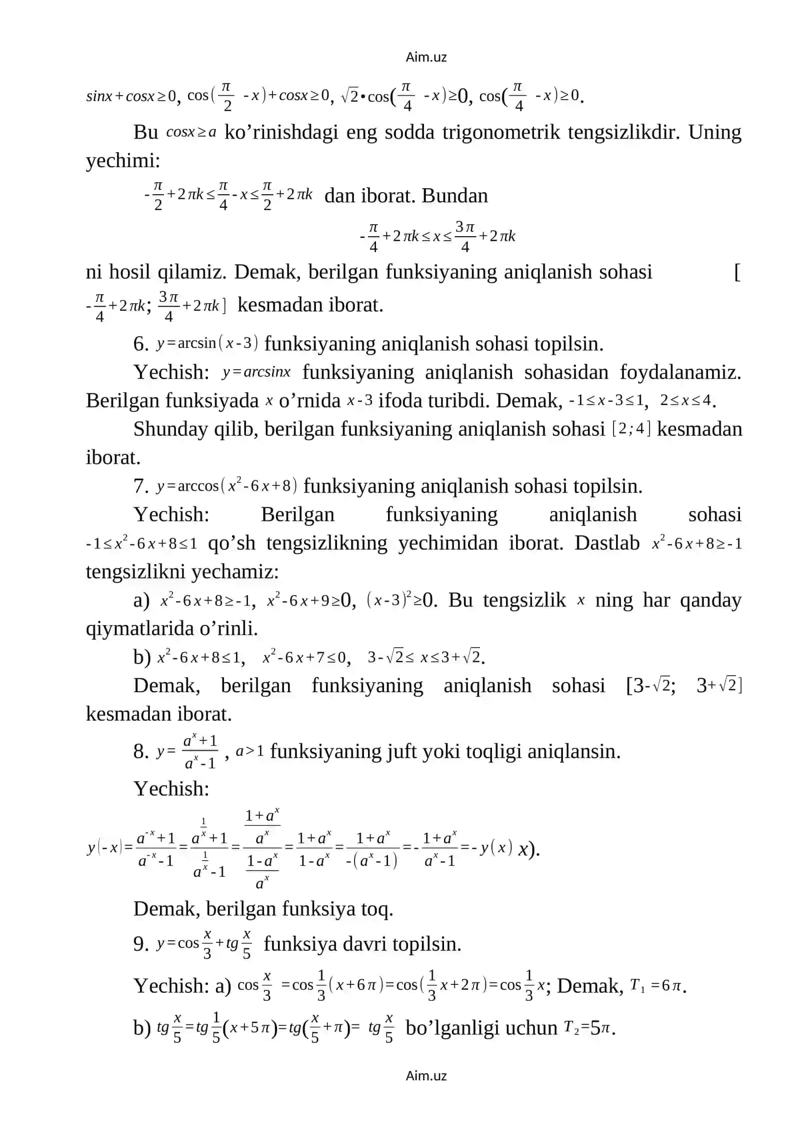 Element funksiyaning yuqori tartibli hosilasi 4