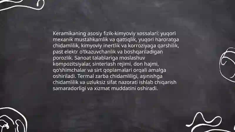 Kimyo sanoatida keramika 4
