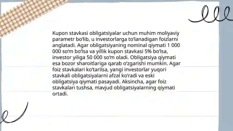 Obligatsiyalarni baholash va ularning óziga xos jihatlari 4