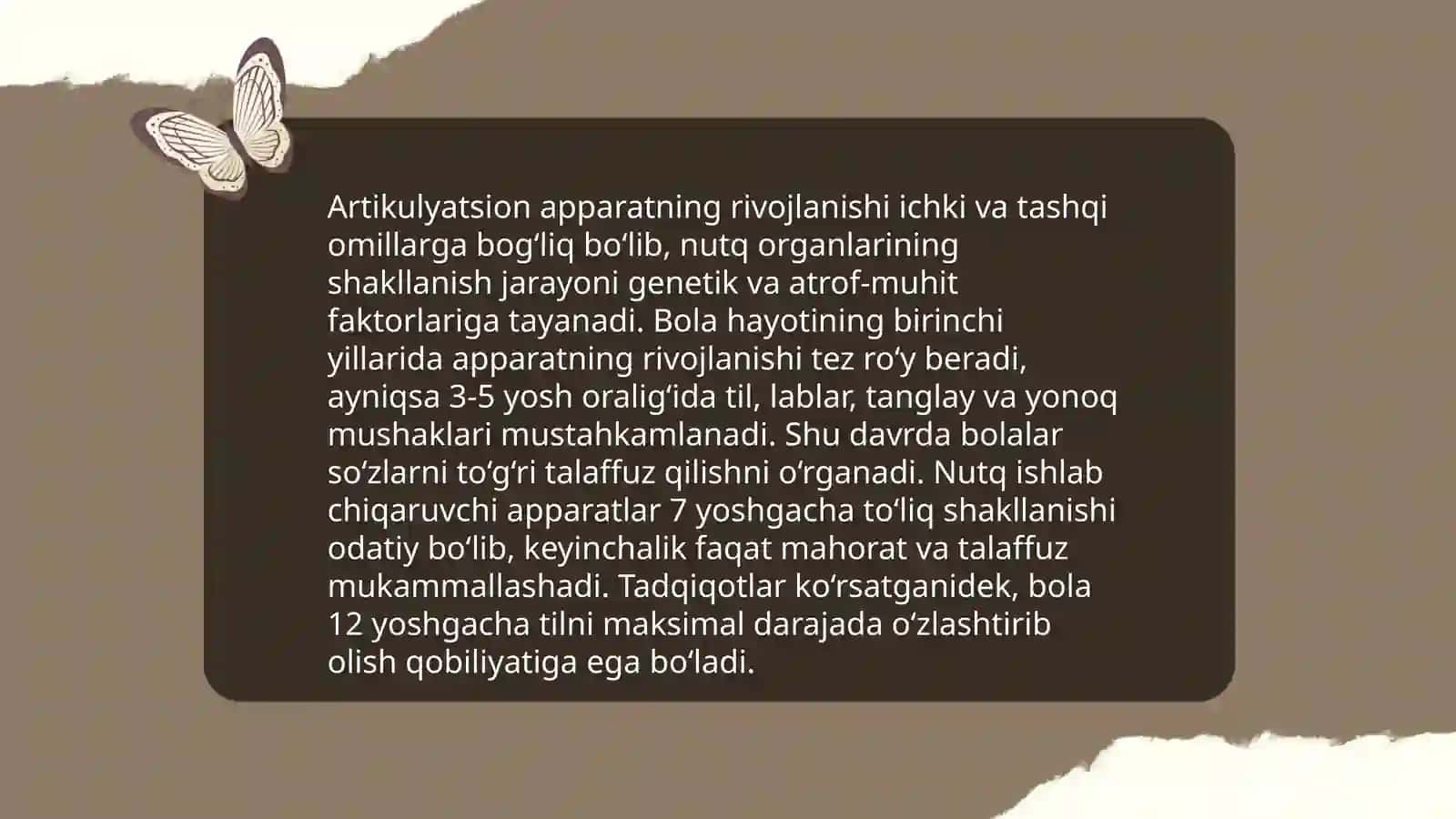 Maktabgacha yoshdagi bolalar nutqini rivojlanishini diagnostikasi Ubaydullayev. N 4