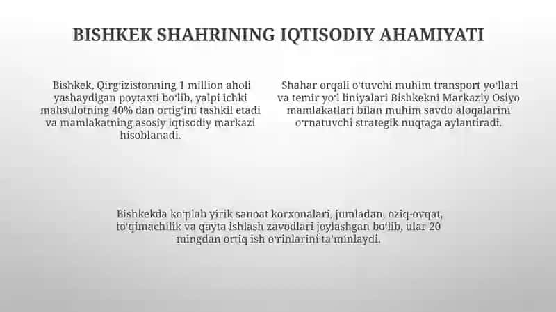 Qirgʻiziston Respublikasi iqtisodiy rayonlari 4