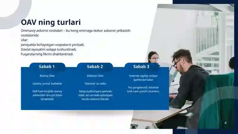 Ommaviy axborot vositalari tushunchasi 4