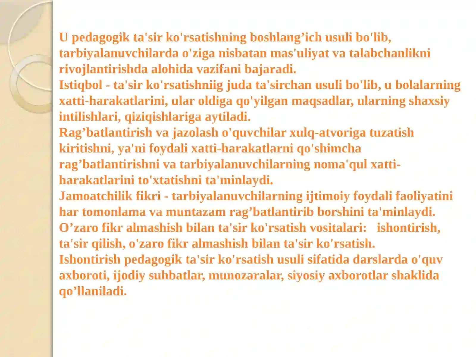 O'qituvchi va o'quvchilar o'rtasidagi muloqot 4