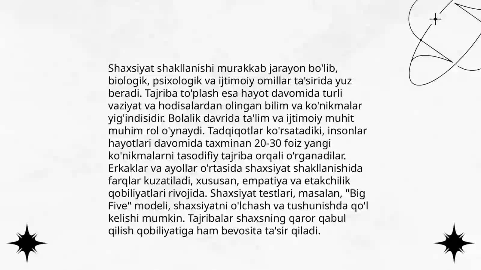 Oʻsmirlik davridagi psixik rivojlanishning umumiy tavsifi 4