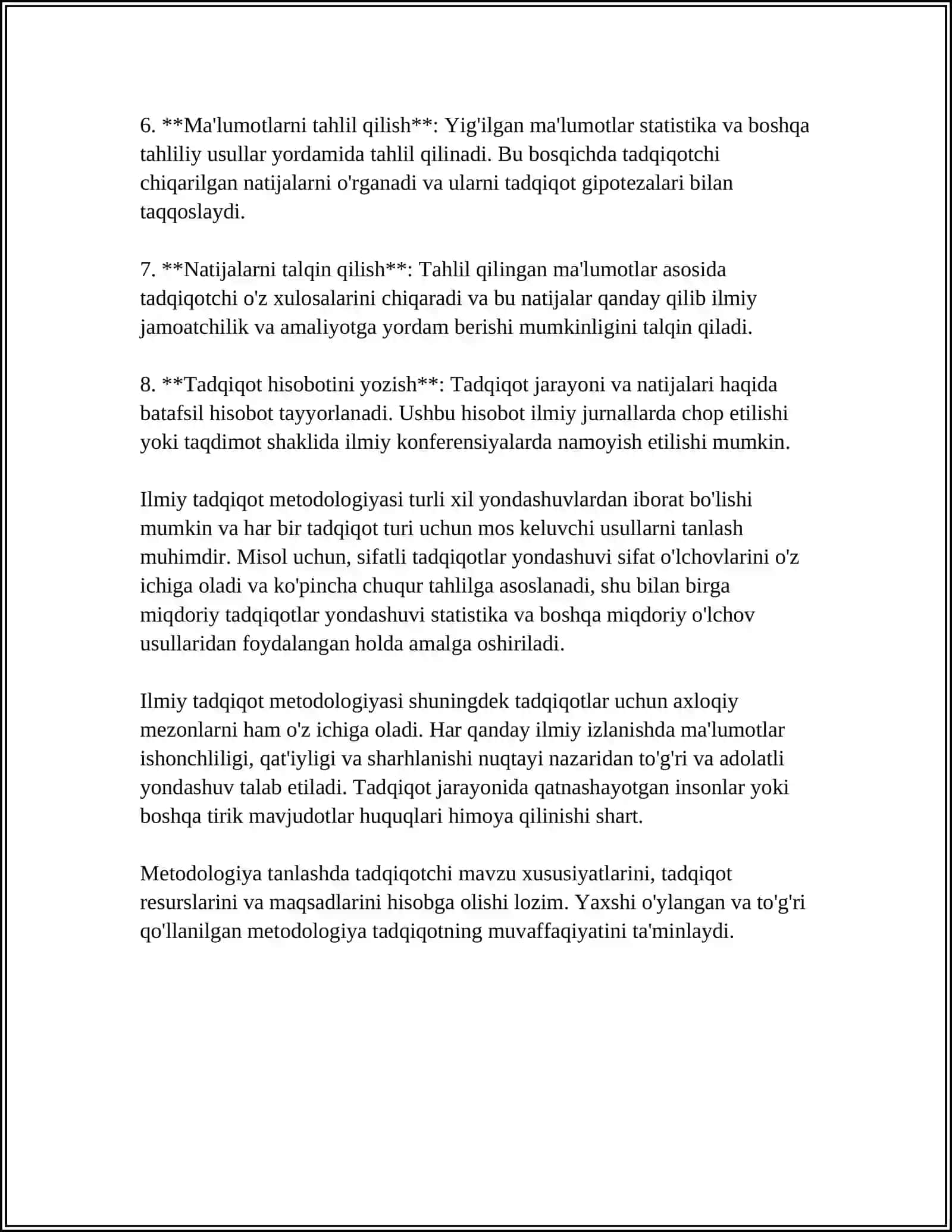 ILMIY TADQIQOT VOSITALARI VA USULLARI 4