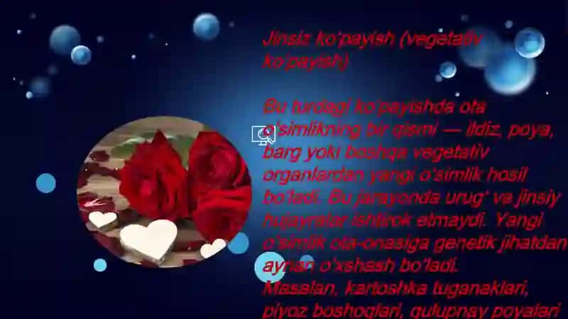 O'simliklar ko'payishi. Vegatatev jinsiy jinsiz ko‘payish 4